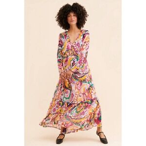 Anthropologie Chiffon Maxi Dress for Sale up to 90% Off: Poshmark